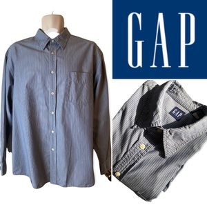 Gap Long Sleeve BLUE Button Up Shirt